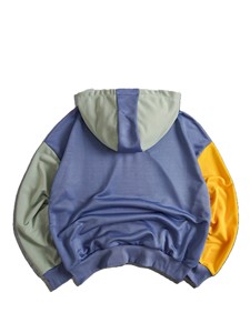 Sudaderas con Capucha Multicolores de Alta Calidad Premium, Logotipo Personalizado, Moda Masculina, Transpirables, 350 GSM, Algodón, Bloques de Color - Product Image 3