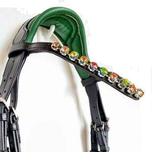 Venta al por mayor OEM: Brida de cuero de alta calidad Hashmi Sons HS-HB-033, transpirable, fácil de usar, material suave, logotipo personalizado. - Product Image 5