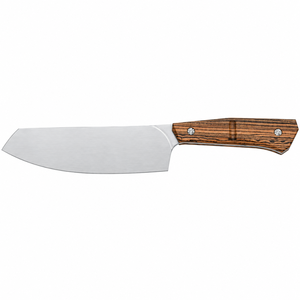 Couteaux de cuisine faits à la main avec manche en bois, lame large en acier inoxydable, couteaux de chef professionnels pour la préparation des aliments - Product Image 5