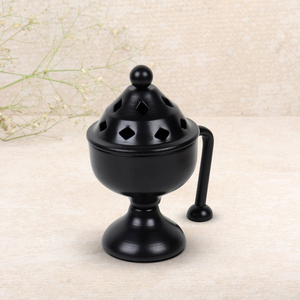 Bronze Incense <b>Burner</b> With Tealight Holder Aromatherapy Diffuser <b>For</b> Home Decor All Season Use Incense Holder On Sale - Product Image 2
