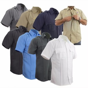 Camisas de Uniforme para Guardias de Seguridad al por Mayor para Hombre, 65% Poliéster, 35% Algodón - Product Image 4