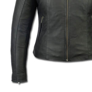 Chaqueta de Invierno 2025 de Último Diseño, Elegante y de Alta Calidad para Mujer, en Cuero Genuino, Nueva, Moderna, de Manga Larga, Transpirable y Resistente al Viento - Product Image 3