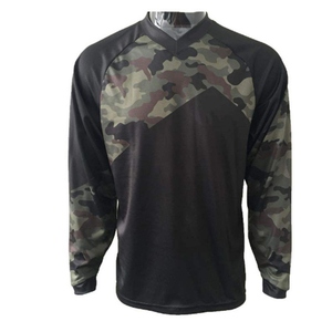 Maillot de course pour moto, maillot de motocross à manches longues, séchage rapide, respirant, polyester, vêtements de sport pour moto, vente en gros OEM - Product Image 5