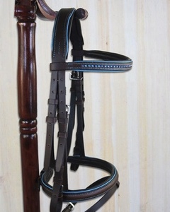 High Quality Leather Horse Bridle Custom Design 100% QC Inspected Durable <b>Equestrian</b> Equipment for Professional Riding - Product Image 3