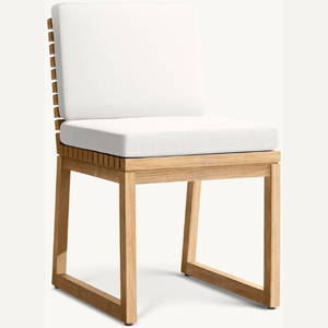 Hot <b>sale</b> single chair made of <b>teak</b> <b>wood</b> <b>for</b> outdoor use equipped with soft and durable foam that is anti-rot - Product Image 6