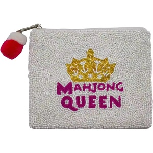 Monedero de mano de último diseño con cuentas bordadas a mano, monedero de moda con color personalizado para mujer - Product Image 1