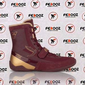 Zapatos de Boxeo Personalizados para Hombre, Calzado Deportivo de Caña Alta con Cierre de Cordones, Malla Transpirable y Suela de Goma Antideslizante - Product Image 4