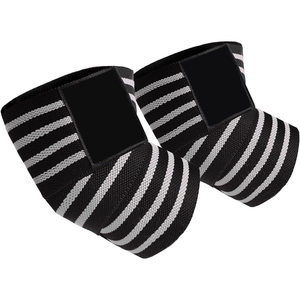 Manchon de compression élastique, réglable, respirant et durable en néoprène pour le bras et le coude, avec soutien et protection sportive - Product Image 1