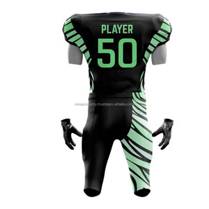 Uniforme de football américain unisexe à manches courtes de haute qualité nouveau design XL ensemble uni respirant grande taille Service OEM 100% - Product Image 2