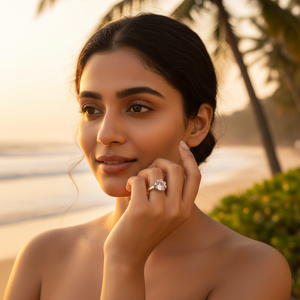 Nouvel Arrivage 2026 Bague Ouverte en Argent Sterling 925 avec Pierre Précieuse CZ, Bijou Tendance Ajustable pour Femmes et Filles - Product Image 5