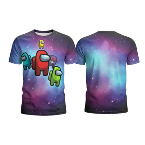 T-shirt pour homme en jersey tricoté uni, imprimé par sublimation personnalisée, manches courtes, col rond, mélange polyester/coton, coupe classique - Product Image 4