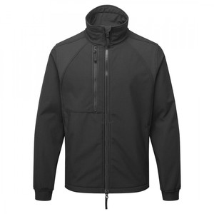 Veste softshell personnalisable de haute qualité pour hommes pour les sports d'hiver OEM polyester vêtements d'extérieur - Product Image 2