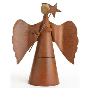 Stainless Steel Metal Star Shape Shinny Polish Christmas <b>Tree</b> <b>Topper</b> Hammered Texture Luxury Hot Selling <b>Tree</b> <b>Topper</b> - Product Image 2