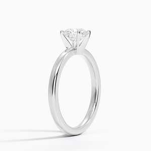 Bague solitaire en or blanc 14 carats plaqué or, sertie d'un diamant Moissanite taille ronde de 2 carats, couleur D, clarté VVS1 – Prix bas, forte promotion - Product Image 2