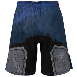 Shorts MMA respirants et extensibles pour hommes, haute qualité, anti-plis, séchage rapide, légers, durables, vêtements d'entraînement 100% polyester - Product Image 3