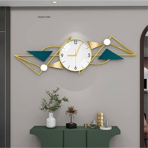 Sculpture murale géométrique abstraite en métal personnalisable de haute qualité Daystar Trade, décoration d'art moderne pour salon, Noël - Product Image 1