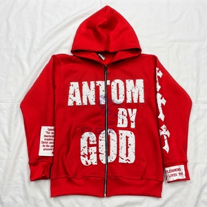 เสื้อฮู้ดซิปพิมพ์ลายตามสั่ง สตรีทแวร์ ดีไซน์ OEM ODM ขายส่ง รับผลิตจำนวนมาก ผ้าฝ้ายฟลีซ แบรนด์ส่วนตัว ไซส์พลัส - Product Image 2