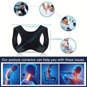 Correttore di Postura Regolabile per Schiena e Colonna Vertebrale, Supporto per Articolazioni per Uomo/Donna, per Migliorare l'Allineamento del Corpo - Product Image 4