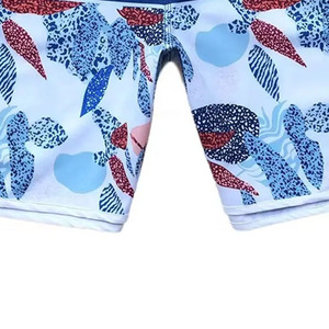 Shorts de plage pour hommes à taille haute, sportifs, écologiques, avec cordon de serrage, séchage rapide, tissu léger, vente en gros directe d'usine OEM - Product Image 5