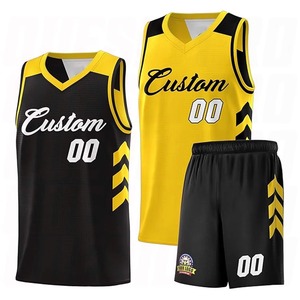 Uniforme de Baloncesto Sublimado de la Mejor Calidad, Conjunto sin Mangas de Poliéster Transpirable, Uniforme de Baloncesto Reversible para Hombre - Product Image 6