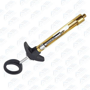 Inyecciones de precisión Instrumentos quirúrgicos dentales de acero inoxidable Jeringa dental Aspiración Jeringa negra y dorada de 1,8 ml - Product Image 3