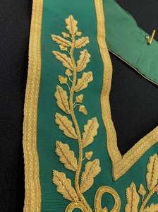 Fil à broder à la main en bouillon de fil métallique 3D, Collar de Grand Maître Maçonnique Allié, NOUVELLE QUALITÉ SUPÉRIEURE - Product Image 3