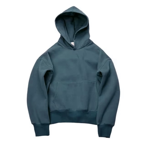 Sudaderas con Capucha Lisas, Personalizables con Logotipo, 100% Algodón, Gruesas, Oversize, con Hombros Caídos, para Hombre, Estilo Urbano - Product Image 5