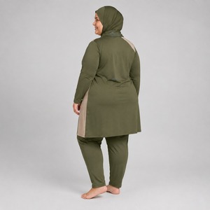 Ensemble Burkini Modeste au Design Moderne pour la Plage – Structure Flexible, Extensible, Coupe Classique, Respirant, Séchage Rapide - Product Image 5