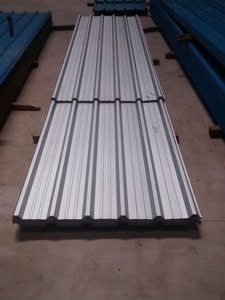 Lámina de Acero Galvanizado Corrugado para Techos, Color Plateado, Recubierta de Zinc, Placa de Metal de Hierro, Dureza Total, 0.60mm de Espesor, Corte Personalizado - Product Image 1