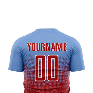 Custom Football Fan Jerseys Wholesale OEM Manufacturer Supplier <b>Polyester</b> Sports Jersey Private Label Bulk Production - Product Image 3