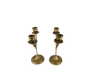 Traditional Style Designer Metal <b>Candle</b> Stand Elegant Decorative Tall <b>Candle</b> Holder For Home Decor Living Room And Festive Use - Product Image 5