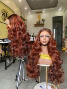 Extensiones de Cabello Humano Virgen Remy Vietnamita Vnhl, 100 g, 100 % Sin Enredos, Sin Caída, Onduladas, Trama Única para Todos los Colores - Product Image 2