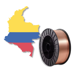 ลวดเชื่อม MIG เคลือบทองแดง (AWS A5.18 ER70S-6) สำหรับตลาดโคลอมเบีย: มีจำหน่ายแบบ 15 กก. และ 100/250 กก. - Product Image 1