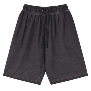 Shorts Cargo Hip Hop 100 % Coton pour Homme – Décontracté, Taille Élastique, Léger, Séchage Rapide, Coupe-Vent, Idéal Entraînement, Détente, Plage - Product Image 1