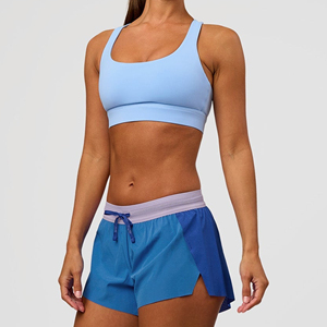 High Quality Women's Custom Hollow Out Back Running Sports <b>Bra</b> Solid Color Yoga Fitness Slim Fit Quick Drying Workout Tank Top - Product Image 6