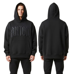 Sudadera Casual para Hombre con Bolsillo Frontal Tipo Canguro, 100% Algodón Felpa, Cierre con Cordón, Diseño Impreso Digital - Product Image 3