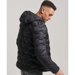 Veste matelassée pour homme personnalisée, effet délavé, qualité supérieure, veste matelassée élégante pour homme, imperméable, épaisse - Product Image 2