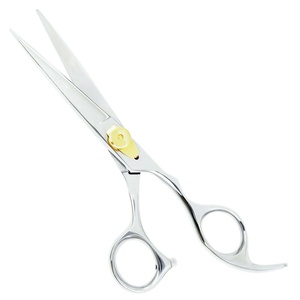 Professional 6-Inch Ceramic Straight Salon <b>Barber</b> Scissors <b>Set</b> Right-Handed Stainless Steel Handle Hair Cutting Scissors - Product Image 5