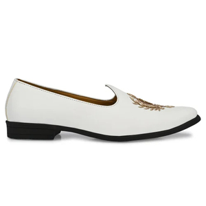 รองเท้าแต่งงานผู้ชายดีไซน์ใหม่ Asken Atelier รุ่น Nagra แบบเปิดนิ้วเท้า หนังนิ่ม ปักลาย สวยงามทันสมัย - Product Image 2