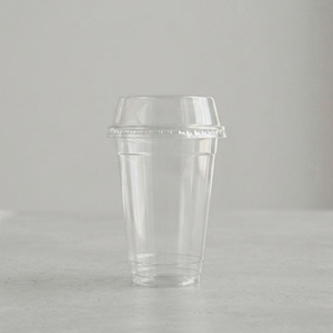 12 16 22 Oz Disposable <b>Cups</b> 95mm Diameter Clear PP Single Wall <b>Plastic</b> <b>Cup</b> with Lid Round Beverage <b>Cup</b> for Coffee Tea Milk - Product Image 1