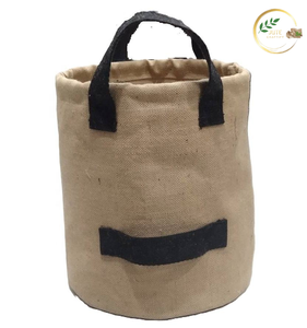 High Capacity Jute Laundry Bag with Reinforced Bottom for Heavy Load Carry - Product Image 2