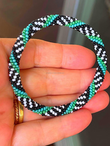 Colorful Beaded Spiral Charm Bracelets Set Elastic Seed Beads Stackable Stretch Luxury Unisex Gift Jewelry Custom Wholesale - Product Image 2