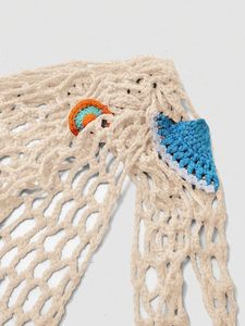 Women's Handmade Crochet Bikini Cover Up Beach Wrap <b>Sarong</b> - Product Image 3