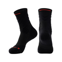 Chaussettes montantes personnalisées OEM à échantillon rapide pour hommes, idéales pour la course, le sport, le cyclisme, le basketball, avec revers tricoté et base renforcée