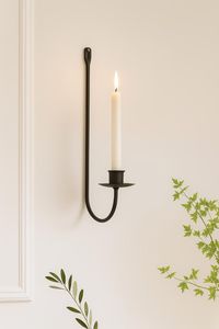 Stylish Decorative Metal Candle Sconce Iron Wall Holder For Modern Apartment And Home Interior Decoration - Product Image 6