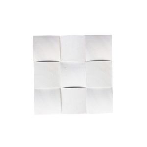 Square White Dome Marble <b>Mosaic</b> Tile 15mm Thick Water Resistant Eco-Friendly 5 Year Warranty Modern Interior Wall Graphic Design - Product Image 2