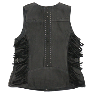 Women <b>Leather</b> <b>Vest</b> Custom Fashion Waistcoat <b>Leather</b> Style Material Durable Construction Zip Front Comfortable Fit OEM - Product Image 6