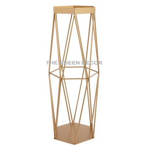 Floral Designs Twist European Metal Wedding Party Use Golden Aluminum Carton Creative <b>Art</b> Designer Attractive Look New Arrival - Product Image 1