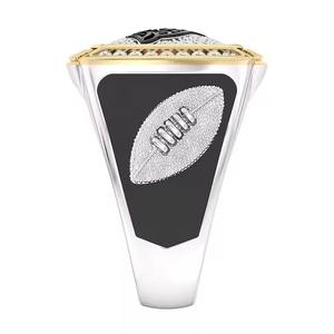 Bague de championnat des Jacksonville Jaguars en alliage, entièrement personnalisée, avec moissanite VVS, pour homme, style hip-hop, bicolore, sur mesure, pour lycée - Product Image 3