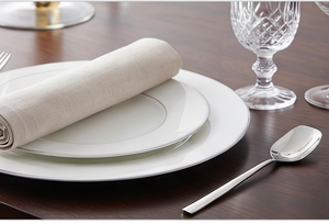 Cuillère minimaliste en acier inoxydable avec finition polie miroir pour la table à manger, la cuisine et l'hôtellerie - Product Image 6